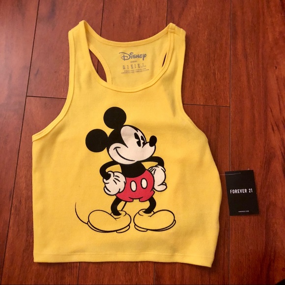 mickey mouse crop top forever 21